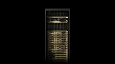 NVIDIA GB300 NVL72 AI 计算机柜